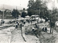 Tramvajska pruga na Zvijezdi, polaganje 1930. godine